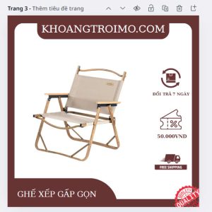 Ghế Xếp Gấp Gọn