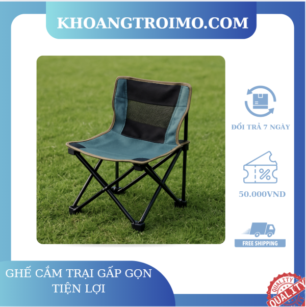 Ghế Cắm trại gấp gọn tiện lợi - Hình ảnh 2