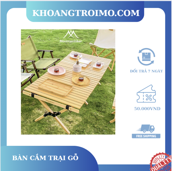 bàn cắm trại gỗ